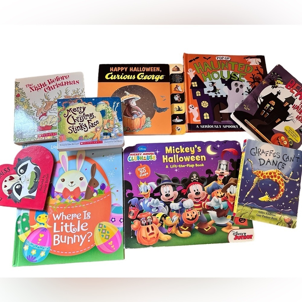 9 Kids Holiday Books 🎄☃️ 🎃 🐰